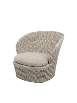 Cane-line Udendørs Loungemøbler|Havestole<Coast Loungestol med. Swivel, sand fra