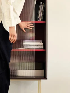 HAY Skænke<Colour Cabinet, medium med glasdøre fra