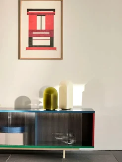 HAY Skænke<Colour Cabinet, tall med glasdøre fra