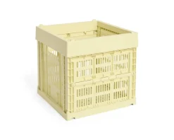 Børn HAY Opbevaring På Børneværelset|Opbevaring<Colour Crate Cube, Light yellow fra