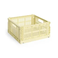 Børn HAY Opbevaring På Børneværelset|Opbevaring<Colour Crate Medium Square, Light yellow fra