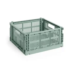 Børn HAY Opbevaring På Børneværelset|Opbevaring<Colour Crate Medium Square, Sage green fra