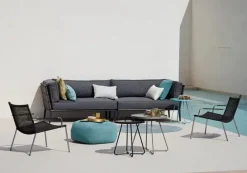 Cane-line Udendørs Loungemøbler<Conic 2 pers. Modulsofa, højre inkl. hyndesæt fra