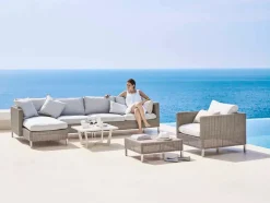 Cane-line Udendørs Loungemøbler<Connect Chaiselong, højre fra