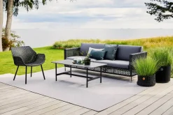 Cane-line Udendørs Loungemøbler|Havestole<Connect Loungestol, black/antracite fra