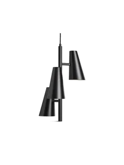 Woud Pendler|Spots<Cono Pendant w. 3 Shades fra