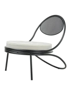 GUBI Lænestole<Copacabana Lounge Chair, black semi matt fra