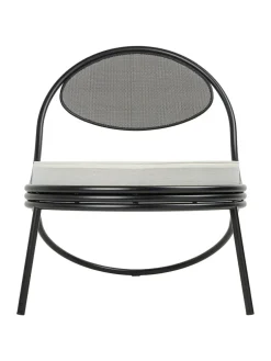 GUBI Lænestole<Copacabana Lounge Chair, black semi matt fra