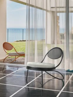 GUBI Lænestole<Copacabana Lounge Chair, international orange fra