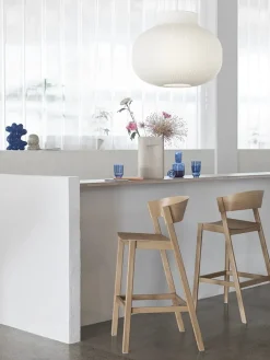 Muuto Barstole<Cover Counter Stool, oak fra