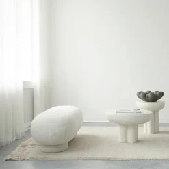 101 Copenhagen Sofaborde<Crown Table, low bone white fra