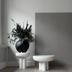 101 Copenhagen Sofaborde<Crown Table, low bone white fra