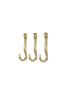 Ferm Living Knagerækker|Entrémøbler<Curvature Hook, 3 stk fra