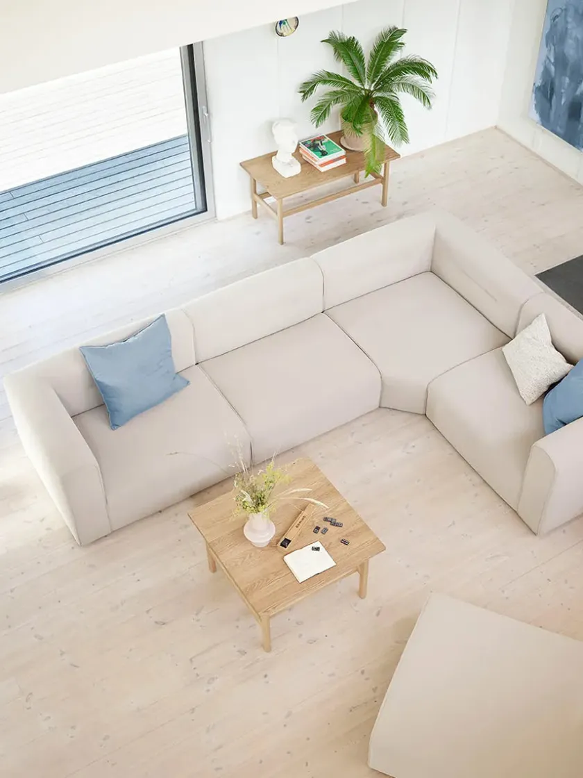 FDB Møbler Sofaborde<D33 Sofabord, 80x80 cm fra