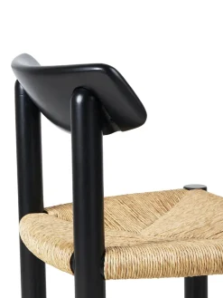 GUBI Spisebordsstole<Daumiller Side Chair, black pine fra