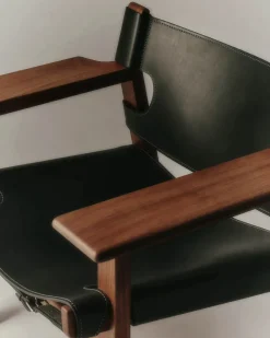 Fredericia Furniture Lænestole<Den Spanske Stol i cognac læder, valnød olie af Børge Mogensen