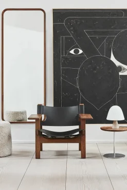 Fredericia Furniture Lænestole<Den Spanske Stol i cognac læder, valnød olie af Børge Mogensen