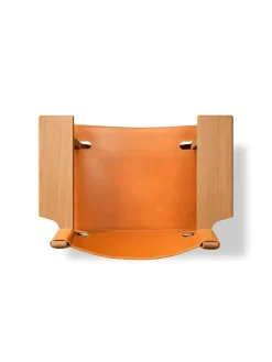 Fredericia Furniture Lænestole<Den Spanske Stol i cognac læder, eg lys olie af Børge Mogensen