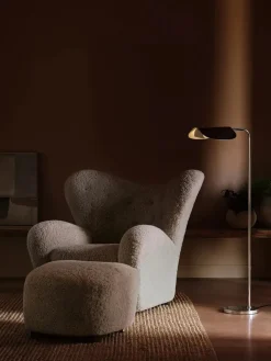 Audo Copenhagen Lænestole<Den Trætte Mand inkl. Skammel, moonlight fra