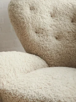 Audo Copenhagen Lænestole<Den Trætte Mand inkl. Skammel, moonlight fra