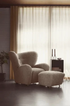 Audo Copenhagen Lænestole<Den Trætte Mand inkl. Skammel, moonlight fra