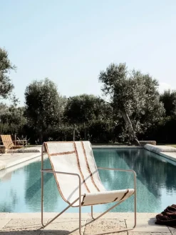 Ferm Living Lænestole<Desert Lounge Chair, cashmere fra