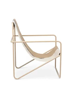 Ferm Living Lænestole<Desert Lounge Chair, cashmere fra