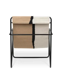Ferm Living Lænestole<Desert Lounge Chair, sort fra