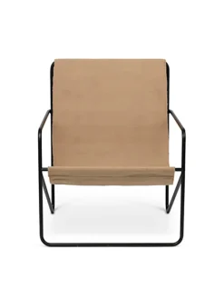 Ferm Living Lænestole<Desert Lounge Chair, sort fra