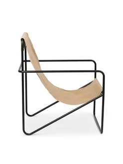 Ferm Living Lænestole<Desert Lounge Chair, sort fra