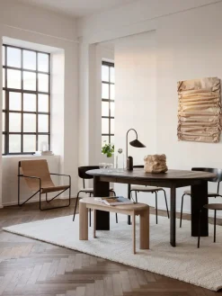 Ferm Living Lænestole<Desert Lounge Chair, sort fra