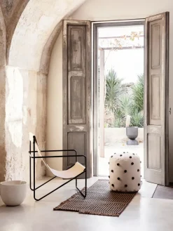 Ferm Living Lænestole<Desert Lounge Chair, sort fra