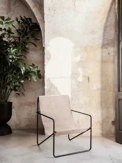Ferm Living Lænestole<Desert Lounge Chair, sort fra