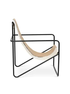 Ferm Living Lænestole<Desert Lounge Chair, sort fra