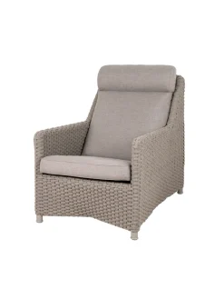 Cane-line Udendørs Loungemøbler|Havestole<Diamond Highback Stol inkl. hynde fra