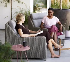 Cane-line Udendørs Loungemøbler|Havestole<Diamond Highback Stol inkl. hynde fra