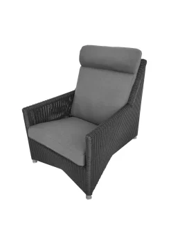 Cane-line Udendørs Loungemøbler|Havestole<Diamond Highback Stol inkl. hynde fra