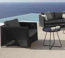 Cane-line Udendørs Loungemøbler|Havestole<Diamond Loungestol inkl. hynde fra