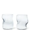 Ferm Living Service<Dimple Glass, set of 2 fra