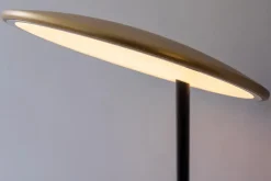 Nine Spots<Disc table light, brushed brass fra