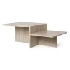 Ferm Living Sofaborde<Distinct Coffee Table, Travertine fra