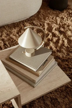 Ferm Living Sofaborde<Distinct Coffee Table, Travertine fra