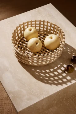 Ferm Living Sofaborde<Distinct Coffee Table, Travertine fra