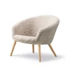 Fredericia Furniture Loungestole|Lænestole<Ditzel Lounge Chair, lammeskind fra