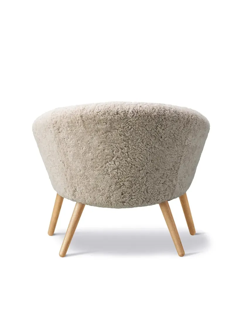 Fredericia Furniture Loungestole|Lænestole<Ditzel Lounge Chair, lammeskind fra