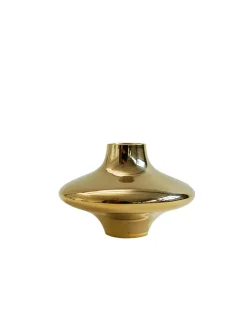 Hein Studio Lysestager<Doublet Candleholder Small, gold fra
