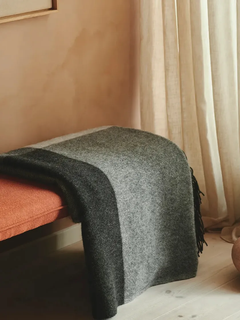 Silkeborg Uldspinderi Puder Og Plaider<Drejø Plaid, aqua fra