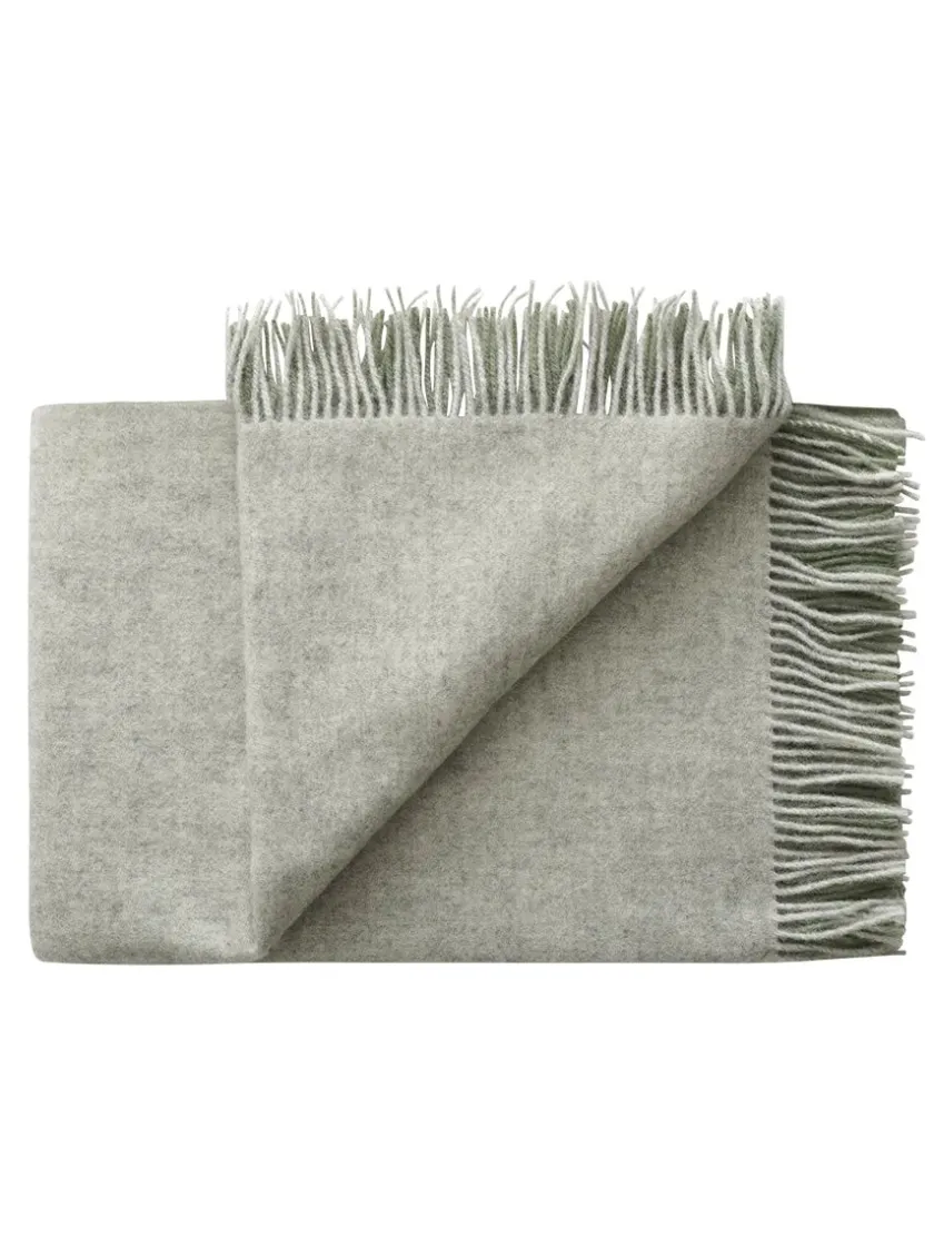 Silkeborg Uldspinderi Puder Og Plaider<Drejø Plaid, grey mix fra