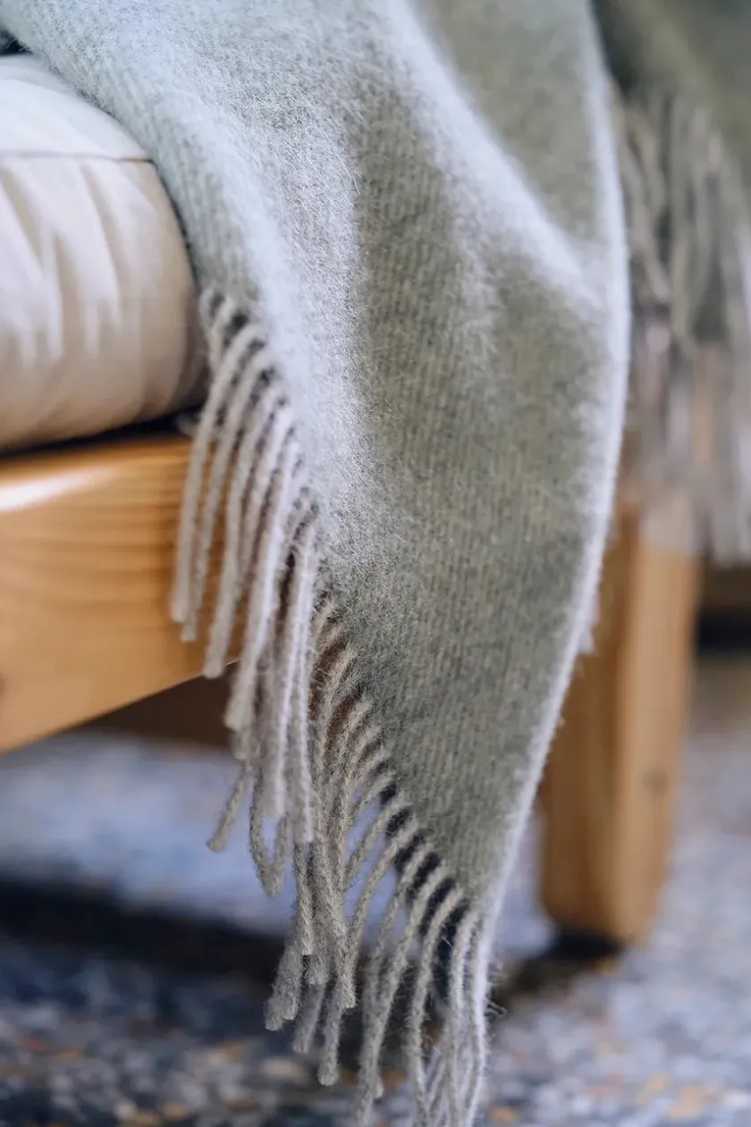 Silkeborg Uldspinderi Puder Og Plaider<Drejø Plaid, rosa fra