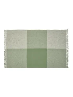 Silkeborg Uldspinderi Puder Og Plaider<Drejø Plaid, sage fra